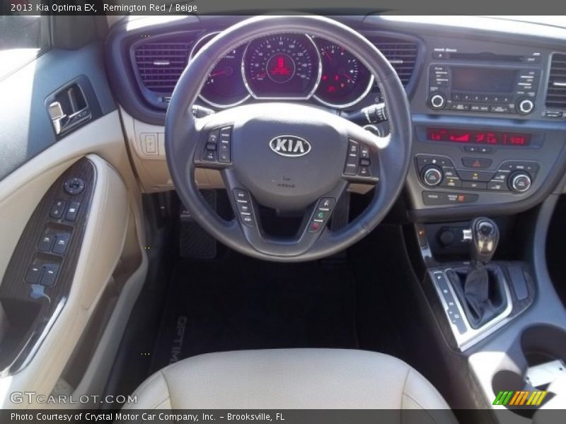 Remington Red / Beige 2013 Kia Optima EX