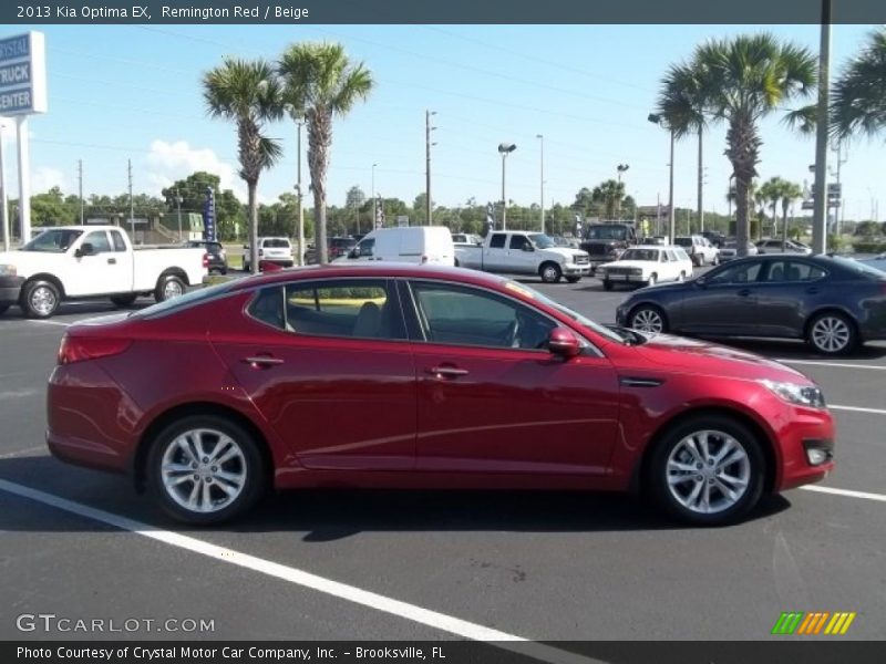 Remington Red / Beige 2013 Kia Optima EX
