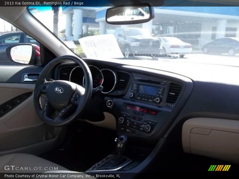 Remington Red / Beige 2013 Kia Optima EX