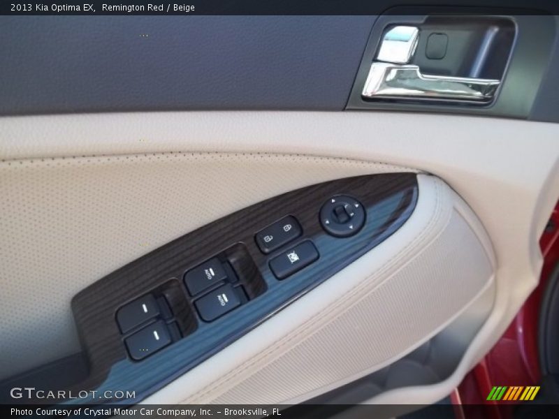 Remington Red / Beige 2013 Kia Optima EX