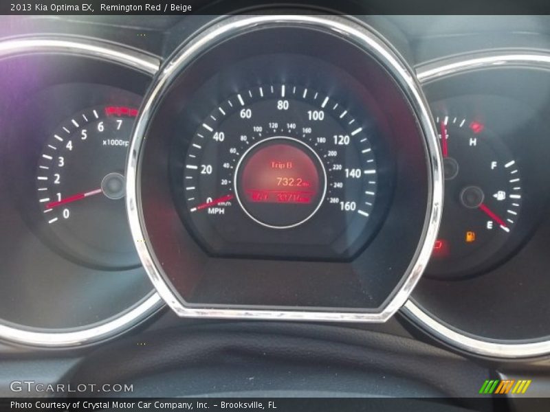 Remington Red / Beige 2013 Kia Optima EX