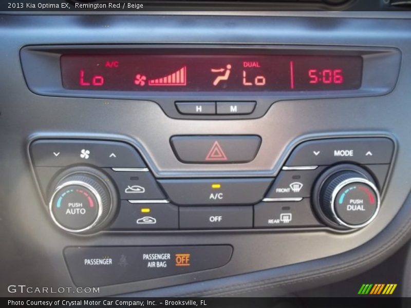 Remington Red / Beige 2013 Kia Optima EX