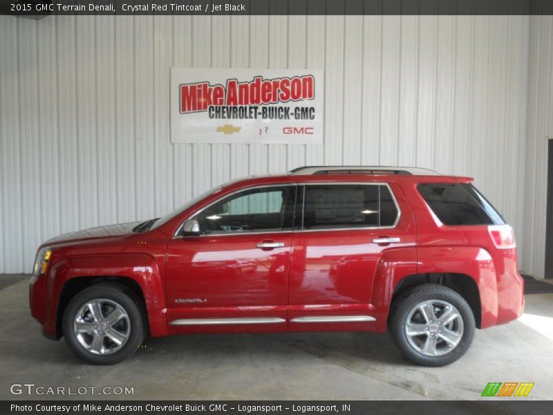 Crystal Red Tintcoat / Jet Black 2015 GMC Terrain Denali