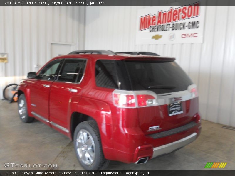 Crystal Red Tintcoat / Jet Black 2015 GMC Terrain Denali