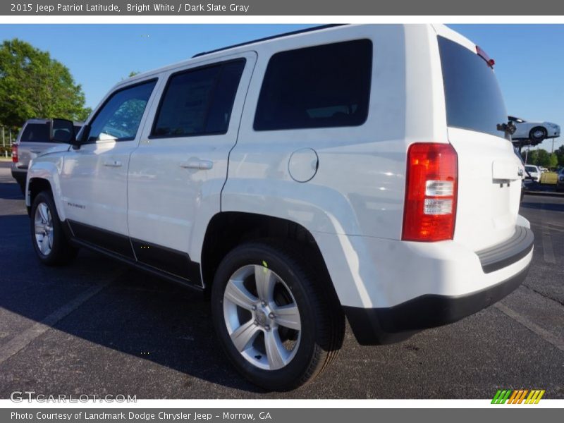 Bright White / Dark Slate Gray 2015 Jeep Patriot Latitude