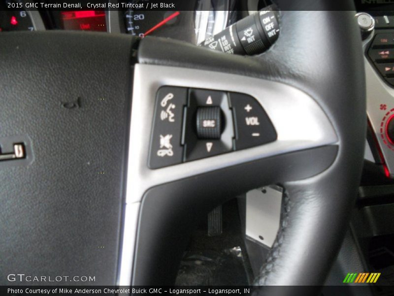 Crystal Red Tintcoat / Jet Black 2015 GMC Terrain Denali