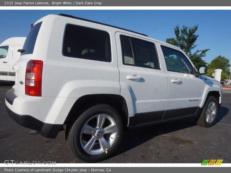 Bright White / Dark Slate Gray 2015 Jeep Patriot Latitude