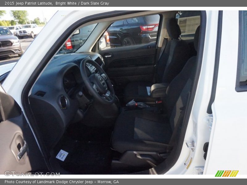 Bright White / Dark Slate Gray 2015 Jeep Patriot Latitude