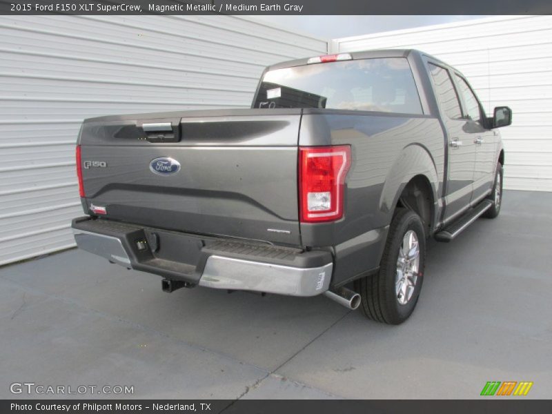 Magnetic Metallic / Medium Earth Gray 2015 Ford F150 XLT SuperCrew