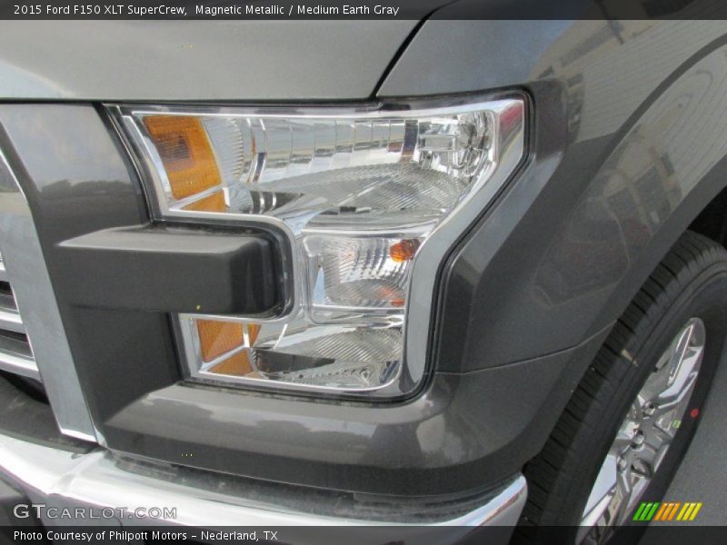 Magnetic Metallic / Medium Earth Gray 2015 Ford F150 XLT SuperCrew