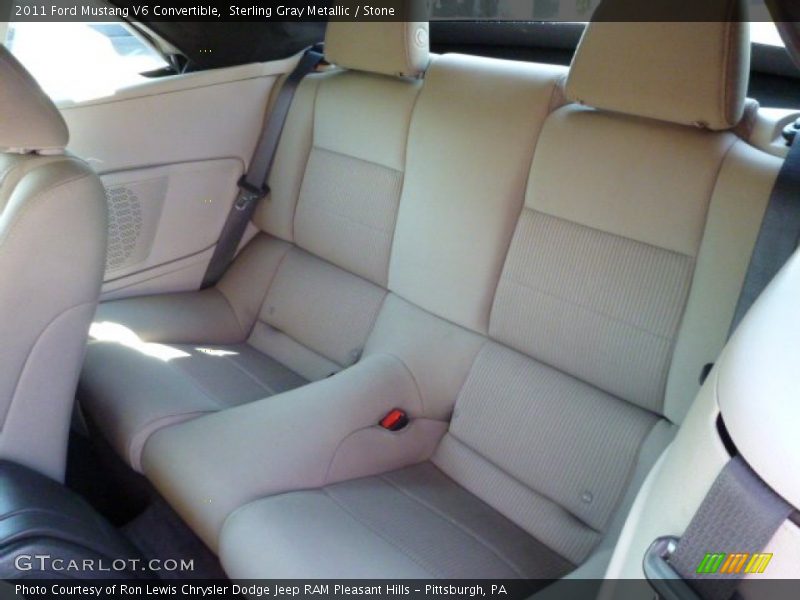 Sterling Gray Metallic / Stone 2011 Ford Mustang V6 Convertible