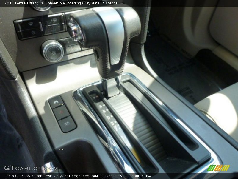 Sterling Gray Metallic / Stone 2011 Ford Mustang V6 Convertible
