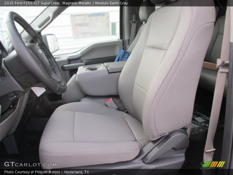 Magnetic Metallic / Medium Earth Gray 2015 Ford F150 XLT SuperCrew