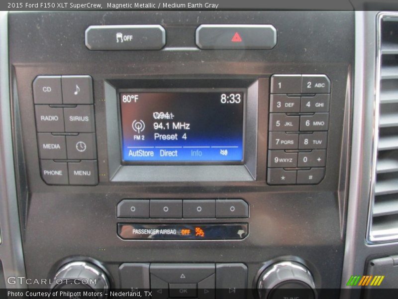 Magnetic Metallic / Medium Earth Gray 2015 Ford F150 XLT SuperCrew