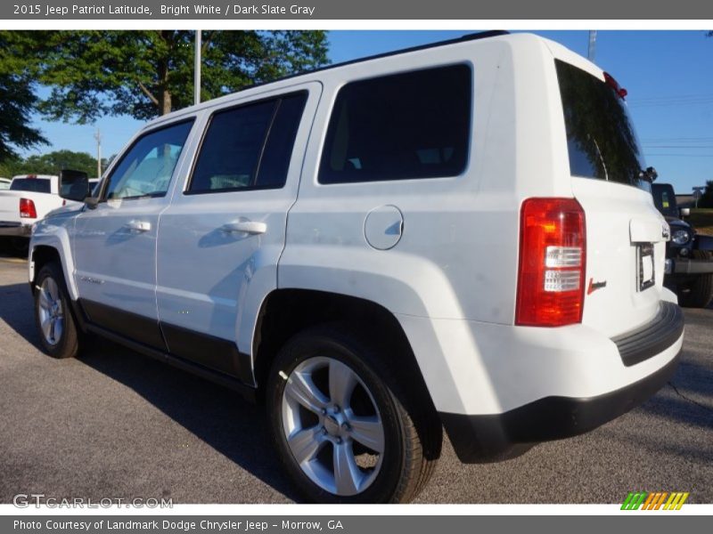 Bright White / Dark Slate Gray 2015 Jeep Patriot Latitude