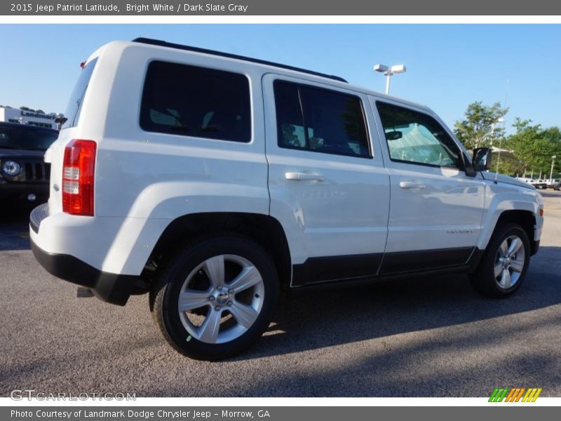 Bright White / Dark Slate Gray 2015 Jeep Patriot Latitude
