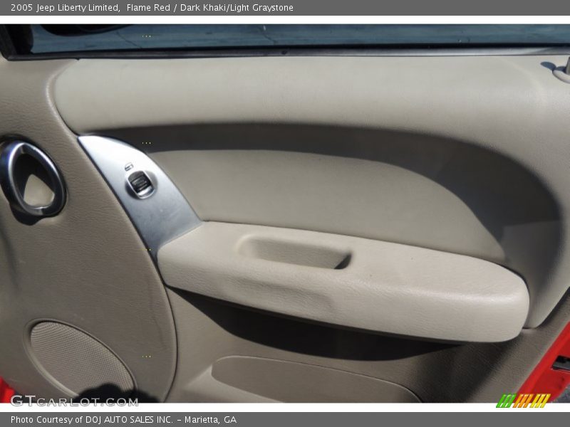 Flame Red / Dark Khaki/Light Graystone 2005 Jeep Liberty Limited