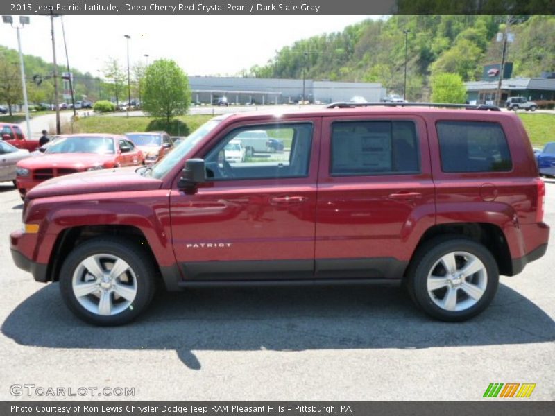 Deep Cherry Red Crystal Pearl / Dark Slate Gray 2015 Jeep Patriot Latitude