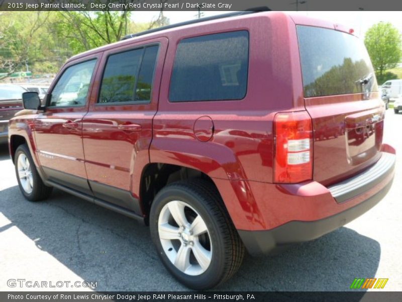 Deep Cherry Red Crystal Pearl / Dark Slate Gray 2015 Jeep Patriot Latitude