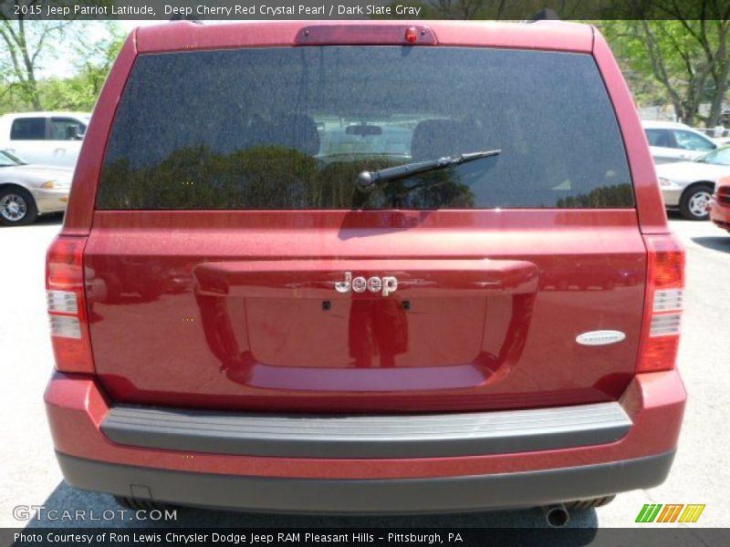 Deep Cherry Red Crystal Pearl / Dark Slate Gray 2015 Jeep Patriot Latitude