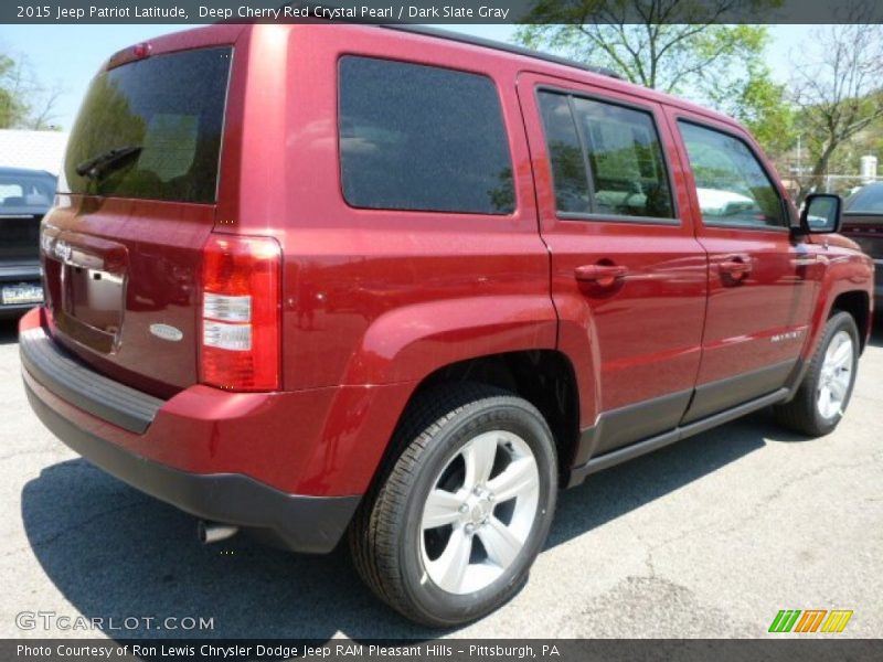 Deep Cherry Red Crystal Pearl / Dark Slate Gray 2015 Jeep Patriot Latitude