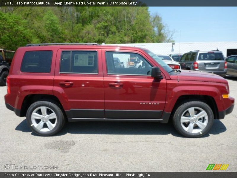 Deep Cherry Red Crystal Pearl / Dark Slate Gray 2015 Jeep Patriot Latitude