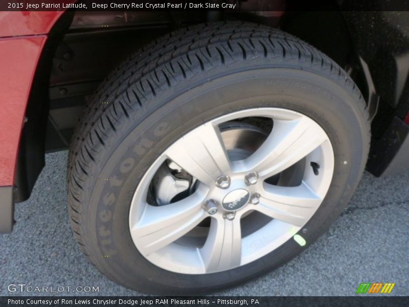 Deep Cherry Red Crystal Pearl / Dark Slate Gray 2015 Jeep Patriot Latitude