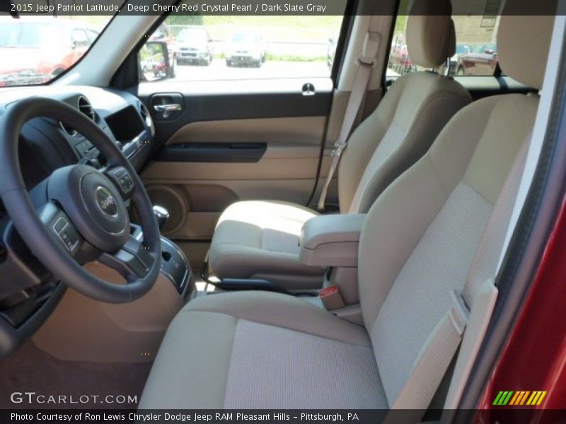 Deep Cherry Red Crystal Pearl / Dark Slate Gray 2015 Jeep Patriot Latitude