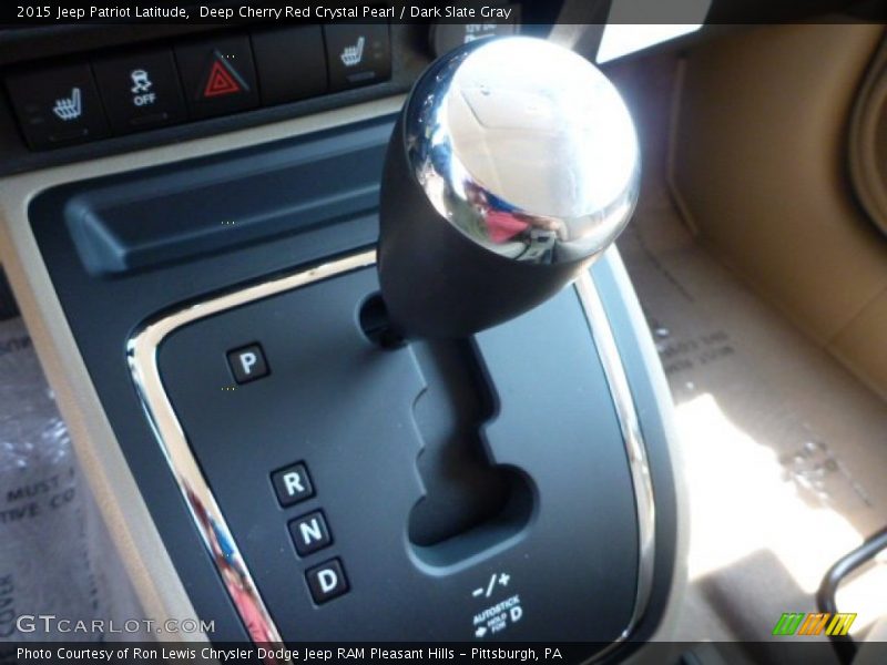 Deep Cherry Red Crystal Pearl / Dark Slate Gray 2015 Jeep Patriot Latitude