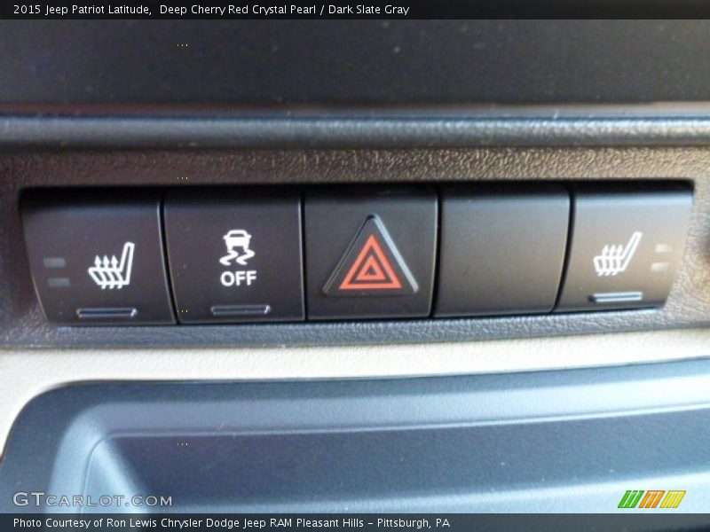 Deep Cherry Red Crystal Pearl / Dark Slate Gray 2015 Jeep Patriot Latitude