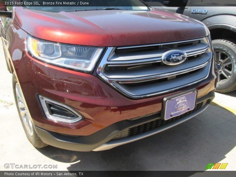 Bronze Fire Metallic / Dune 2015 Ford Edge SEL