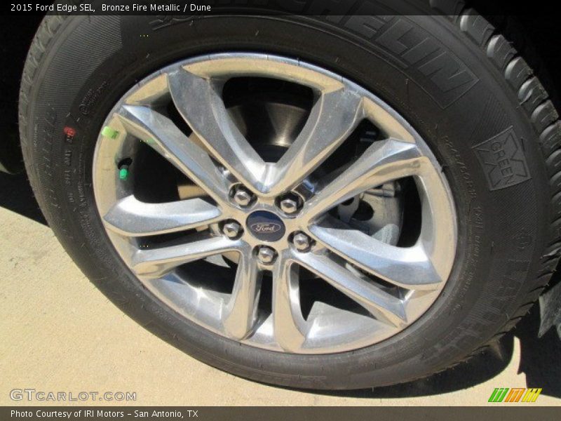 Bronze Fire Metallic / Dune 2015 Ford Edge SEL