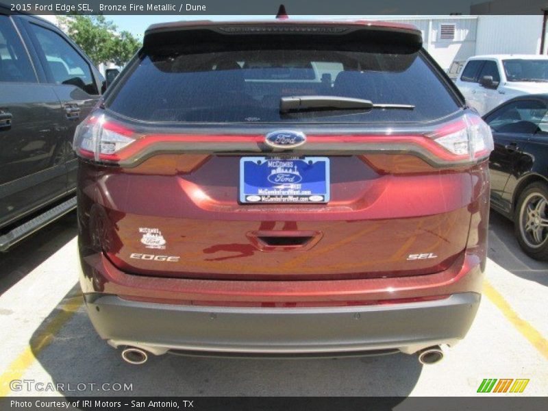 Bronze Fire Metallic / Dune 2015 Ford Edge SEL