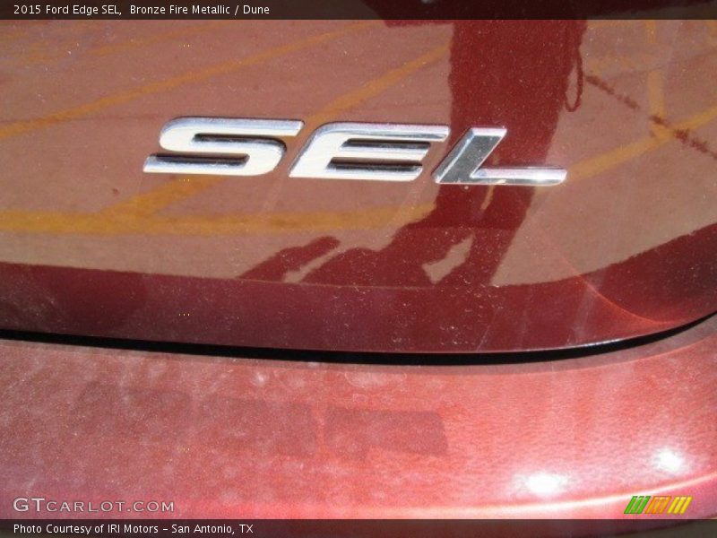 Bronze Fire Metallic / Dune 2015 Ford Edge SEL