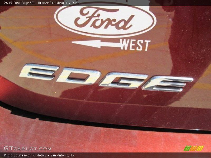Bronze Fire Metallic / Dune 2015 Ford Edge SEL