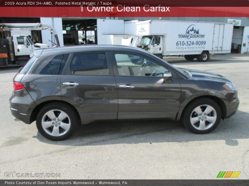 Polished Metal Metallic / Taupe 2009 Acura RDX SH-AWD