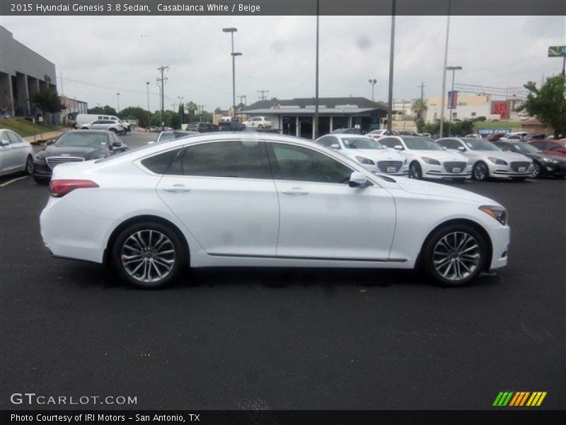 Casablanca White / Beige 2015 Hyundai Genesis 3.8 Sedan