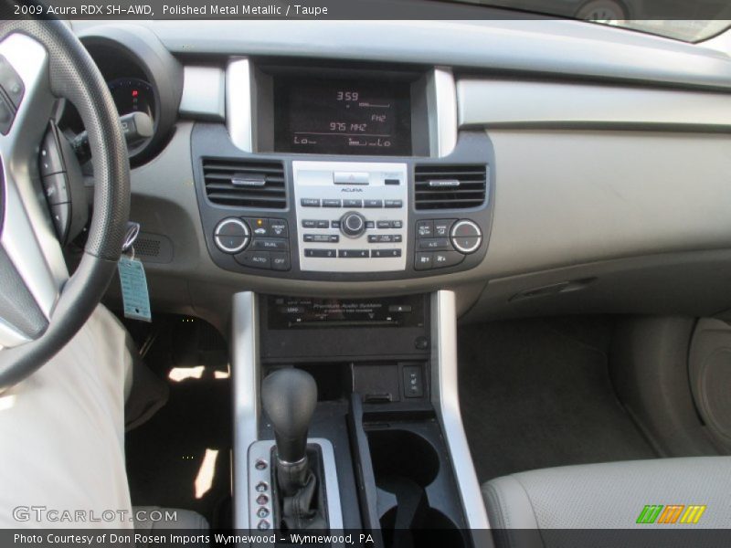 Polished Metal Metallic / Taupe 2009 Acura RDX SH-AWD