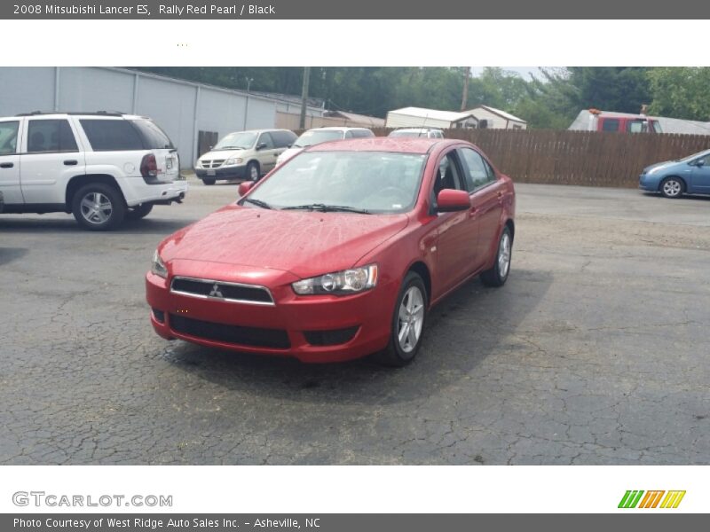 Rally Red Pearl / Black 2008 Mitsubishi Lancer ES