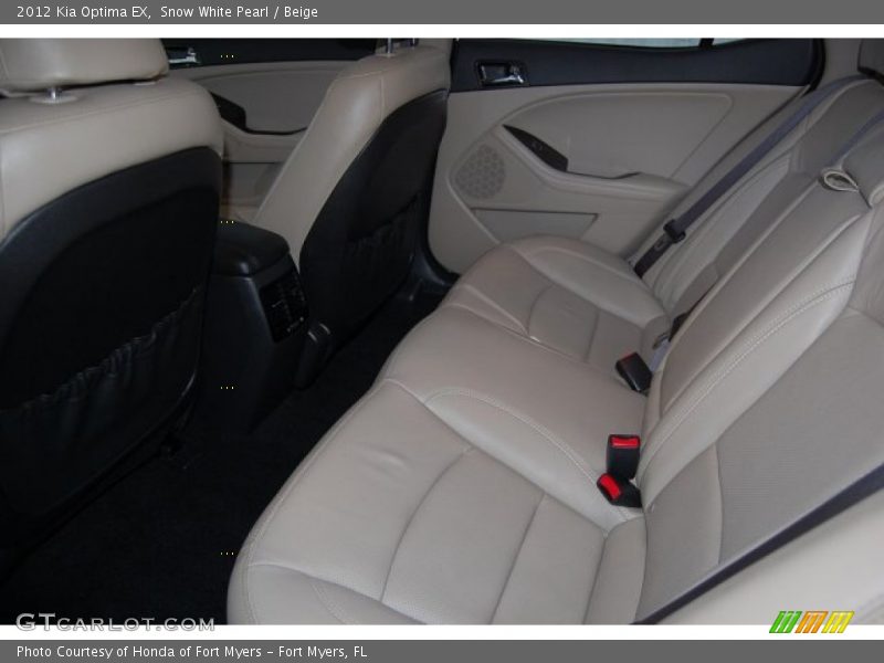 Snow White Pearl / Beige 2012 Kia Optima EX