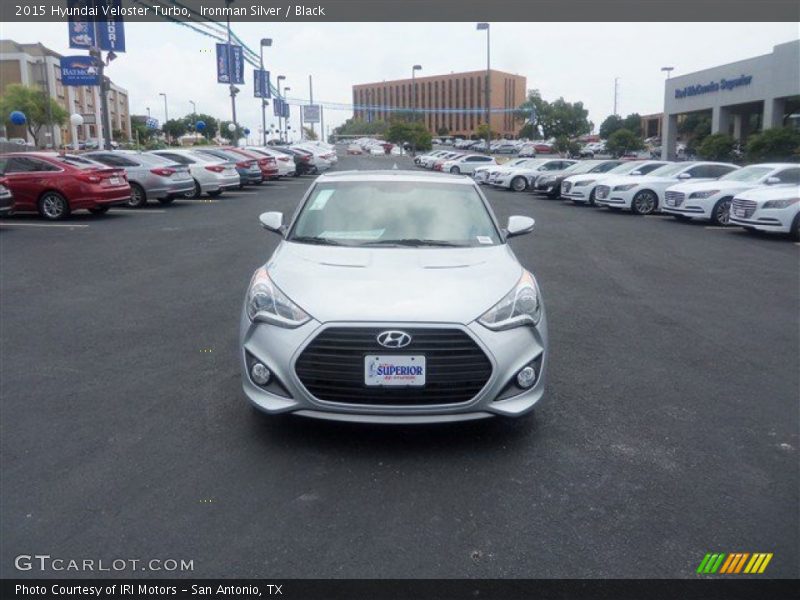 Ironman Silver / Black 2015 Hyundai Veloster Turbo