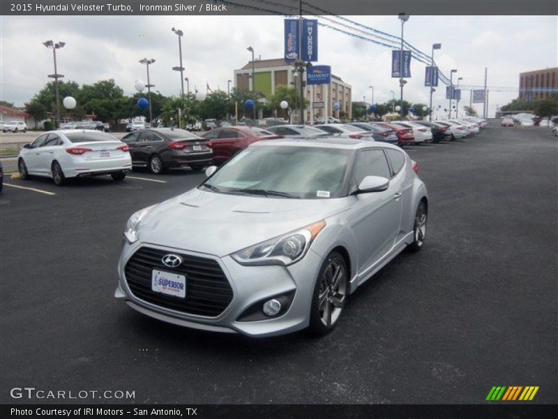Ironman Silver / Black 2015 Hyundai Veloster Turbo