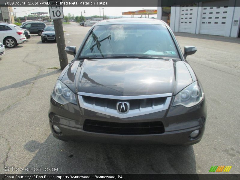 Polished Metal Metallic / Taupe 2009 Acura RDX SH-AWD