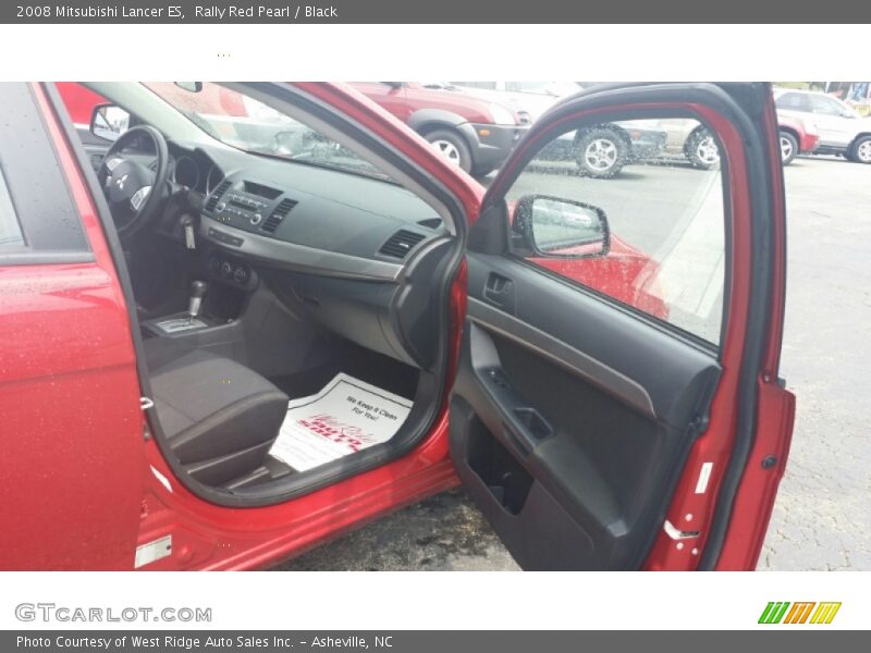 Rally Red Pearl / Black 2008 Mitsubishi Lancer ES