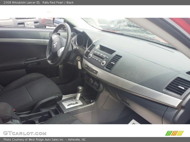 Rally Red Pearl / Black 2008 Mitsubishi Lancer ES
