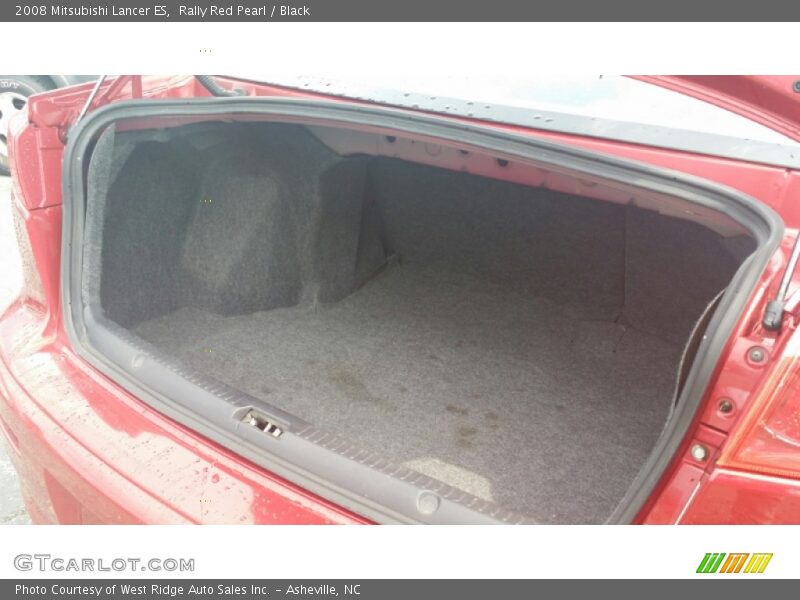 Rally Red Pearl / Black 2008 Mitsubishi Lancer ES