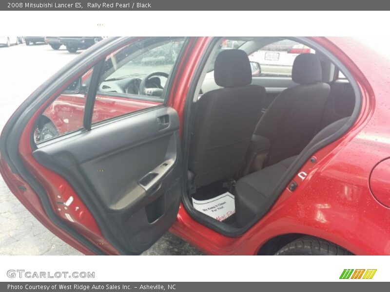 Rally Red Pearl / Black 2008 Mitsubishi Lancer ES