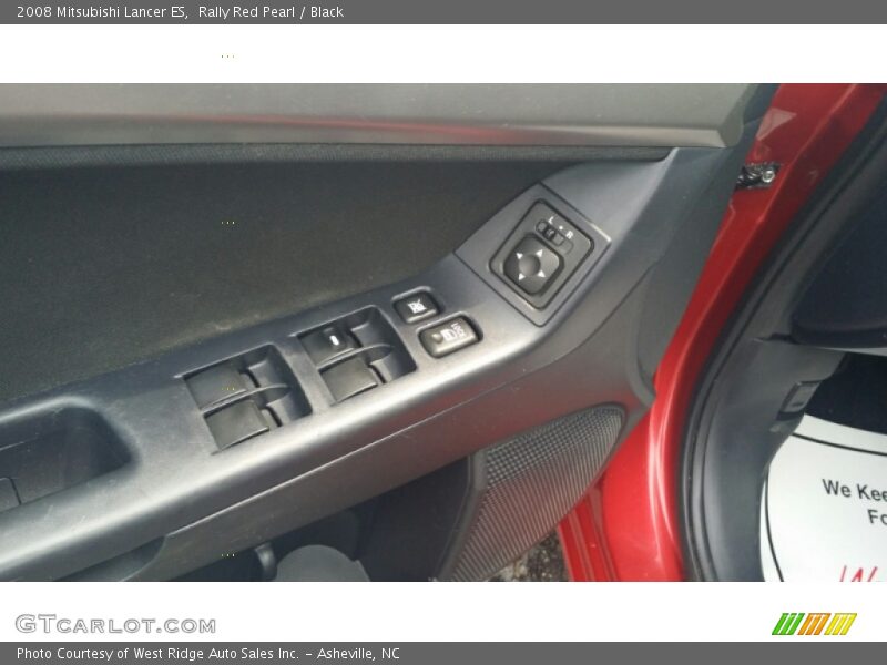 Rally Red Pearl / Black 2008 Mitsubishi Lancer ES