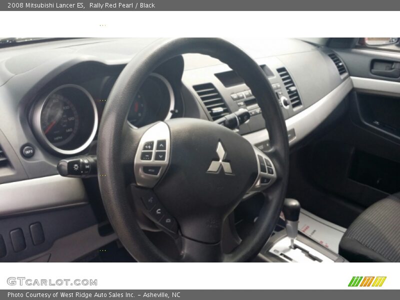 Rally Red Pearl / Black 2008 Mitsubishi Lancer ES