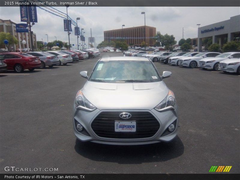 Ironman Silver / Black 2015 Hyundai Veloster Turbo